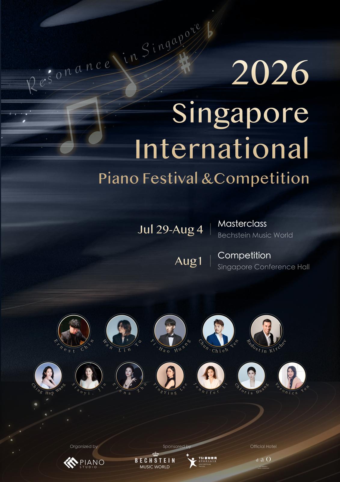 2026 Singapore
              International Piano Festival & Competition event poster